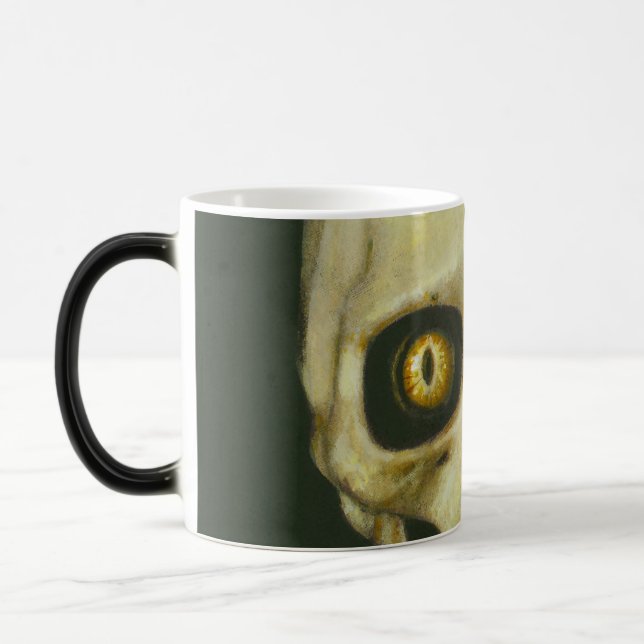Gothic Devil Skull-Tasse Verwandlungstasse (Links)