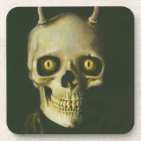 Gothic Devil Skull Untersetzer