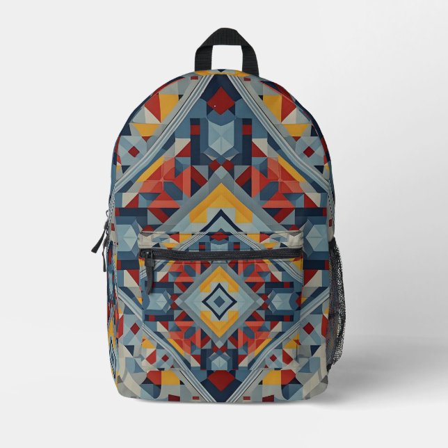 Gothic Diamond Bedruckter Rucksack (Vorderseite)