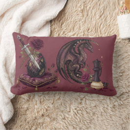 Gothic Drachen Schach Schachmatt Lendenkissen