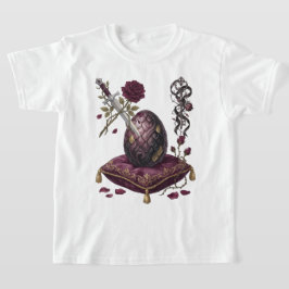 Gothic Drachen Schach Schachmatt T-Shirt