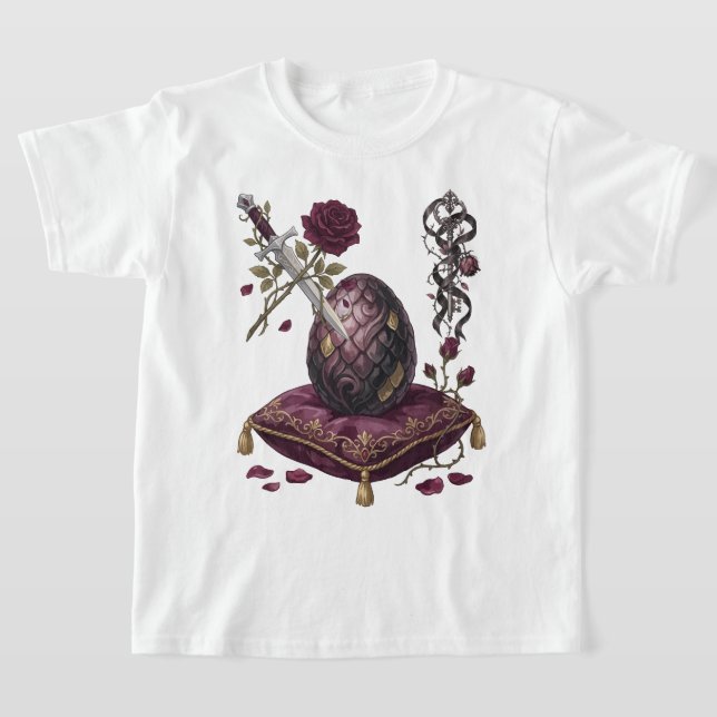 Gothic Drachen Schach Schachmatt  T-Shirt (Ablage )
