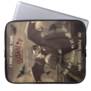 Gothic Dracula und viktorianische Schönheit Person Laptopschutzhülle