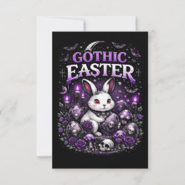Gothic Easter Dankeskarte