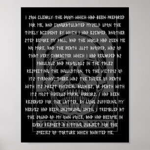 Gothic Edgar Allan E Memento Mori Totenkopf Hallow Poster