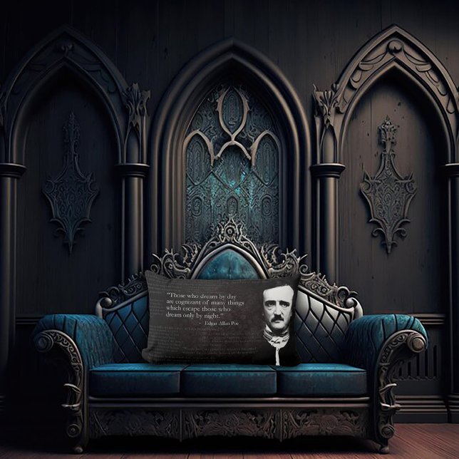 Gothic Edgar Allan Poe  Lendenkissen (Von Creator hochgeladen)