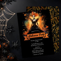 Gothic Eerie Fee | Blätter Halloween-Party