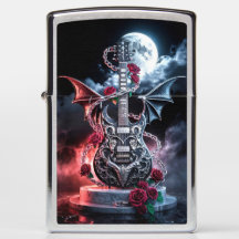 Gothic Electric Gitarre mit Silver Chains