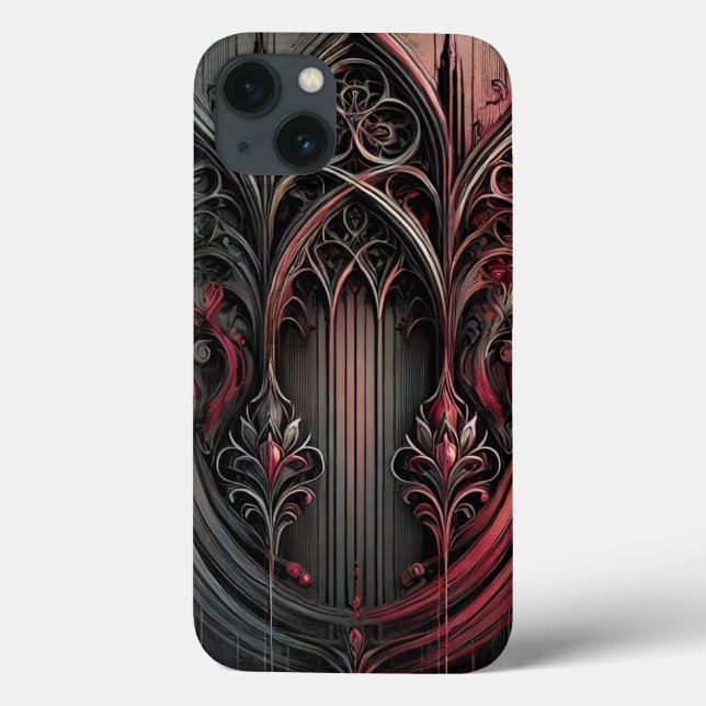 Gothic Elegance iPhone Case (Rückseite)