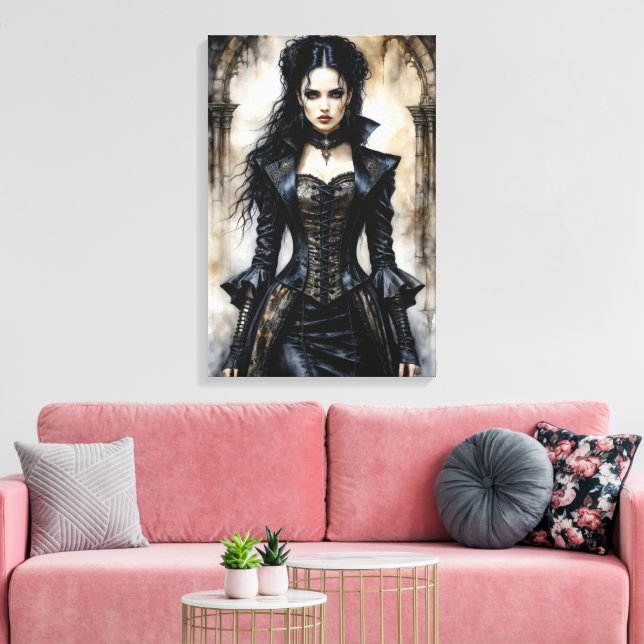 Gothic Elegance Leinwanddruck (Insitu (Wohnzimmer))