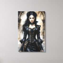 Gothic Elegance Leinwanddruck