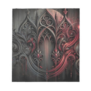Gothic Elegance Notepad Notizblock