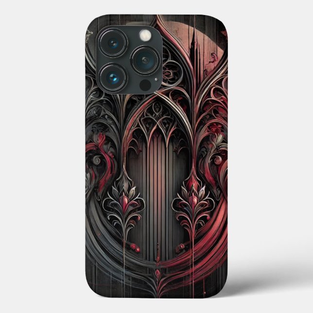 Gothic Elegance Phone Case (Rückseite)
