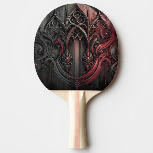 Gothic-Eleganz-Tischtennisschläger – Intricate Cu Tischtennis Schläger