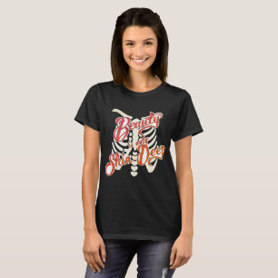 Gothic, Emo, T - Shirt SCHÖNHEIT IST NUR HAUTTIEFE