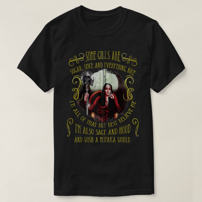 Gothic Empress Tarot Zucker Gewürz und alles T-Shirt (Design vorne)