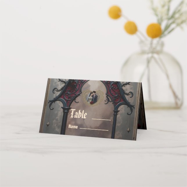 Gothic Eternal Love  Platzkarte (Vorderseite)