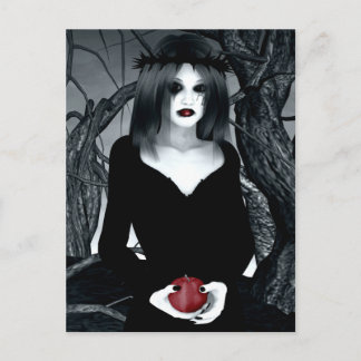 Gothic Eve Art Postcard Postkarte