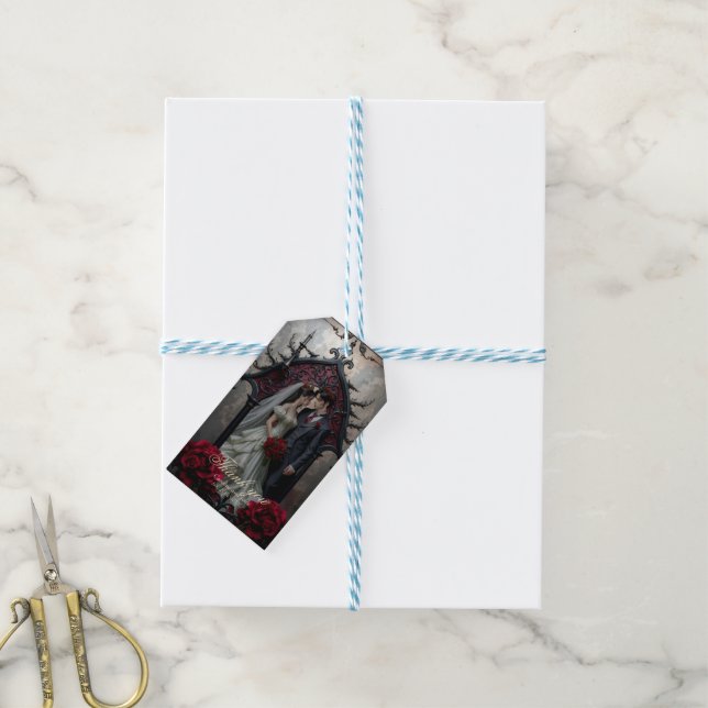 Gothic Ewige Liebe  Geschenkanhänger (Mit Garn)