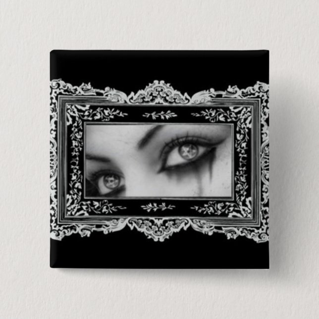 Gothic Eyes Button (Vorderseite)