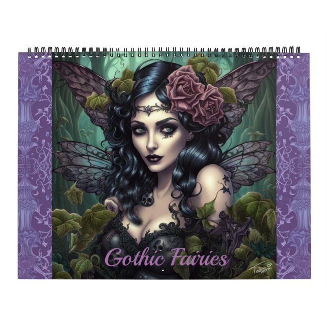 Gothic Fairies von Ivy and Bat Art Calendar Kalender (Titelbild)