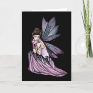 Gothic Fairy Greeting Card von Molly Harrison Karte