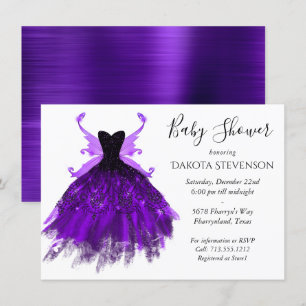 Gothic Fairy Indigo Gown Deep Royal Lila Sheen Einladung