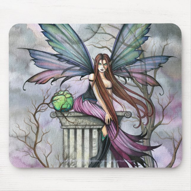 Gothic Fairy Mousepad von Molly Harrison (Vorne)