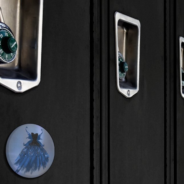 Gothic Fairy Navy Gown | Deep Cobalt Blue Sheen Magnet (Von Creator hochgeladen)