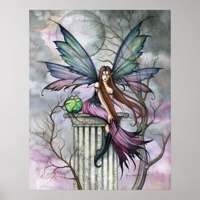 Gothic Fairy Poster Print (Vorne)