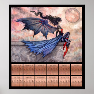 Gothic Fairy Vampire 2012 Kalender Poster