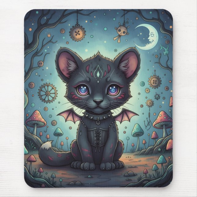 Gothic Fantasy Baby Kit Mousepad (Vorne)