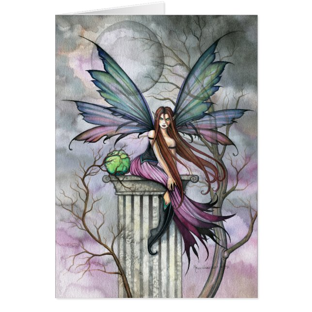 Gothic Fantasy Fairy Art Card (Vorne)