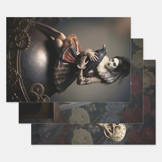 Gothic Fantasy  Geschenkpapier Set (Set)