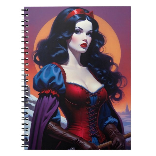 Gothic Fantasy Princess Notizblock (Vorderseite)