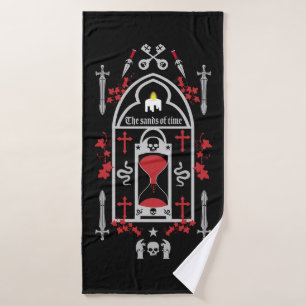 Gothic Fashion Style Badehandtuch