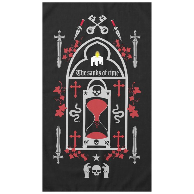 Gothic Fashion Style Tischdecke (Vorderseite)