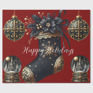 Gothic Feiertage Geschenkpapier
