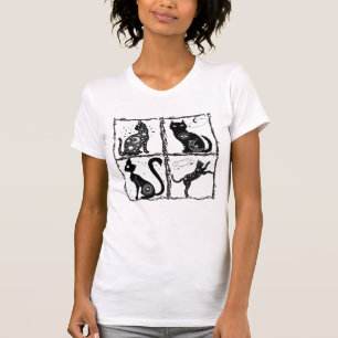 Gothic Feline Familiars.w T-Shirt