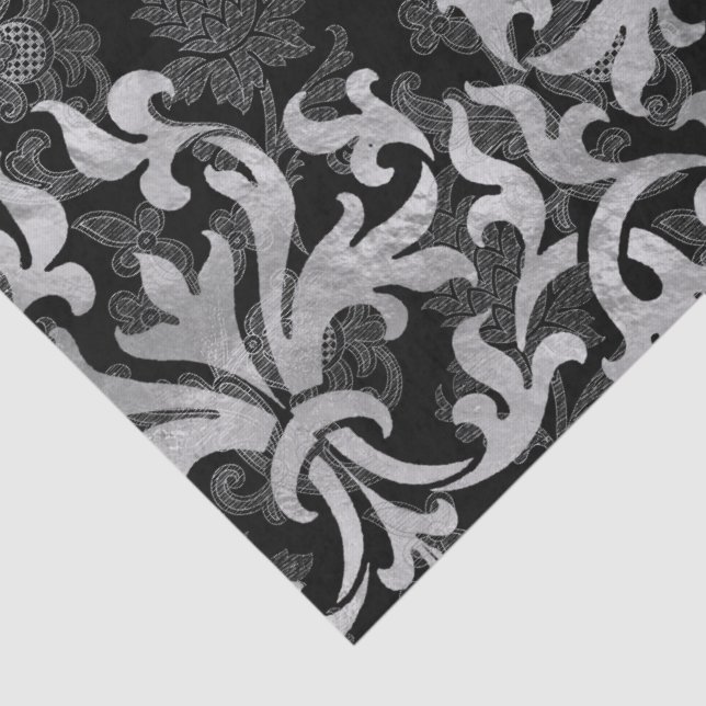 Gothic Filigree Muster Seidenpapier (Detail)