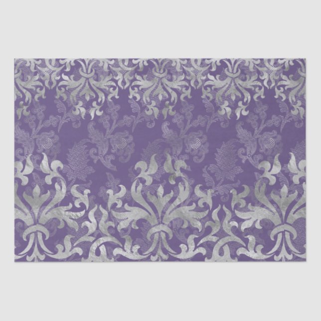 Gothic Filigree Muster Seidenpapier (Vorderseite)