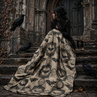 Gothic Fledermaus-Design Fleecedecke