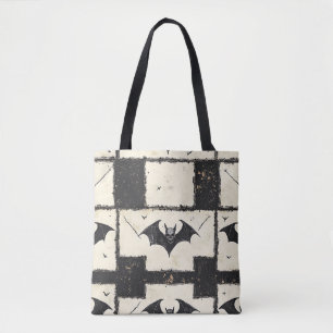 Gothic-Fledermaus-Grunge-Halloween-Muster