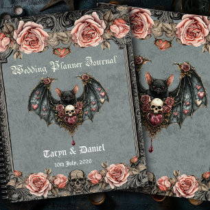 Gothic Fledermaus Hochzeitsplaner Journal Notizbuch