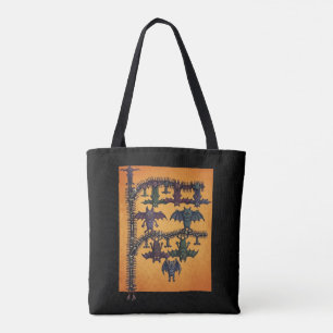 Gothic-Fledermäuse Halloween-Tragetasche