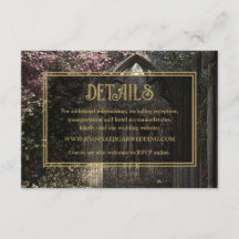 Gothic Floral Garden Hochzeiten Details
