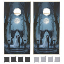 Gothic Forest Moonlight Wedding - Dark Romantic