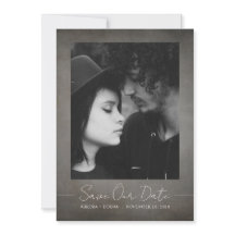 Gothic Foto Wedding Save the Date