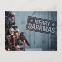 Gothic "Frohe Dunkle Weihnachten" Horror-Weihnacht