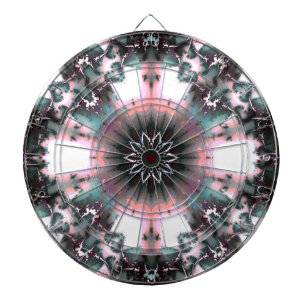 Gothic Frozen Winter Spider Web Dartscheibe